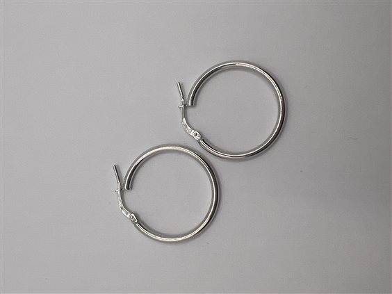 Orecchini Domar Donna Cerchi argento 925 lisci in Argento ORAR-429-280 - ORAR-429-280